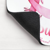 生存者トンボ乳房癌 マウスパッド (コーナー)