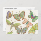 生存者ハブシリーズ#4蝶 ポストカード (正面/裏面)