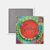 生存者一語感動的がん患者 マグネット (正面/裏面)