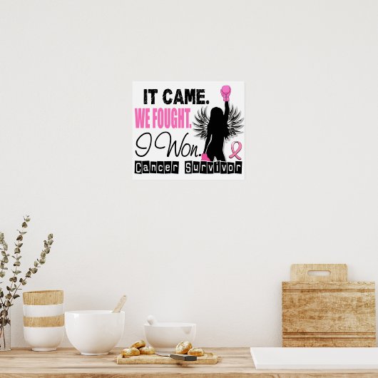 生存者二十二乳がん ポスター (キッチン)