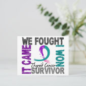 生存者五甲状腺がん ポストカード (スタンド正面)