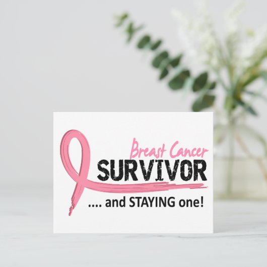 生存者八乳がん ポストカード (スタンド正面)