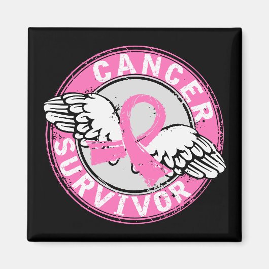 生存者十四乳がん マグネット (正面)