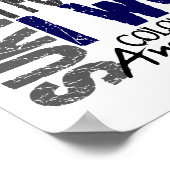 生存者四結腸がん ポスター (角)