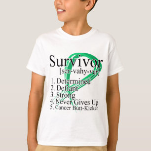 生存者定義-肝臓癌 Tシャツ