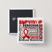 生存者10の打撃 缶バッジ (正面&裏面)