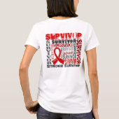 生存者10の打撃 Tシャツ (裏面)