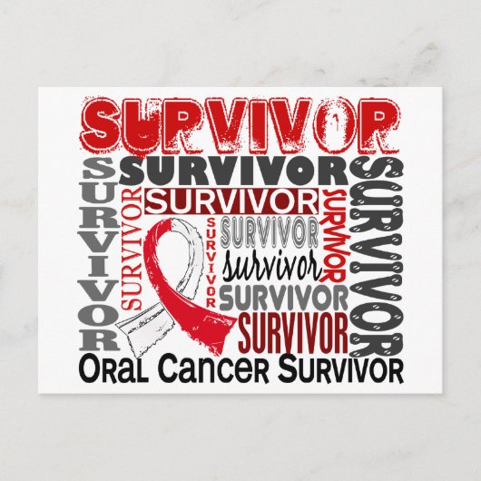 生存者10口腔がん ポストカード (正面)