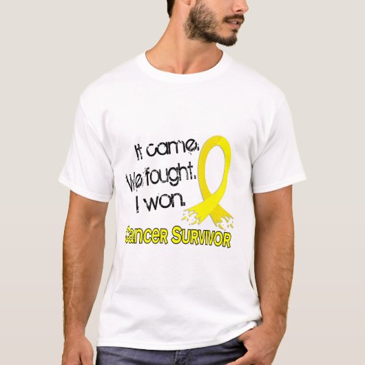 生存者11の睾丸癌 Tシャツ (正面)