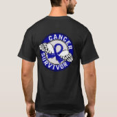 生存者14の前立腺癌 Tシャツ (裏面)