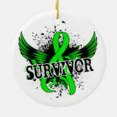 生存者16のリンパ腫 セラミックオーナメント (裏面)