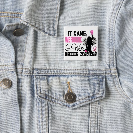 生存者22の乳癌 缶バッジ (インサイチュ)