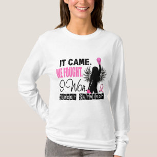 生存者22の乳癌 Tシャツ