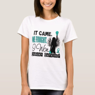 生存者22の卵巣癌 Tシャツ