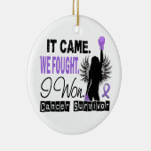 生存者22のHodgkinのリンパ腫 セラミックオーナメント (右)