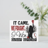 生存者22頭頸部がん ポストカード (スタンド正面)