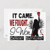 生存者22頭頸部がん ポストカード (正面/裏面)