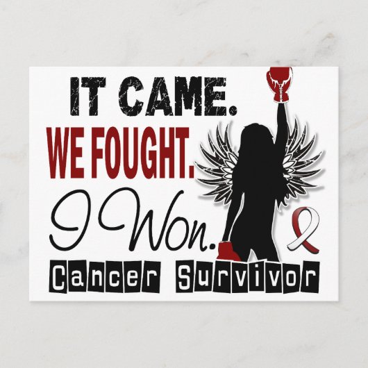 生存者22頭頸部がん ポストカード (正面)