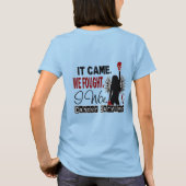 生存者22頭頸部がん Tシャツ (裏面)
