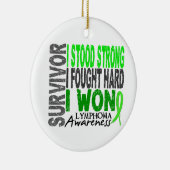 生存者4のリンパ腫 セラミックオーナメント (右)