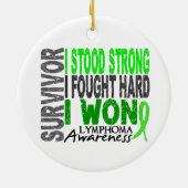 生存者4のリンパ腫 セラミックオーナメント (裏面)