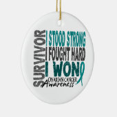 生存者4の卵巣癌 セラミックオーナメント (右)
