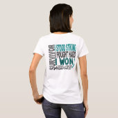 生存者4の子宮頸癌・ Tシャツ (裏面フル)