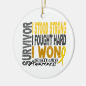 生存者4の幼年期の蟹座 セラミックオーナメント (左)