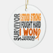 生存者4の白血病 セラミックオーナメント (左)