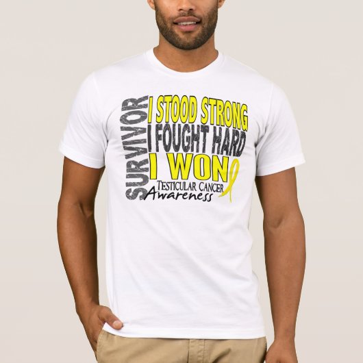 生存者4の睾丸癌 Tシャツ (正面)