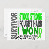 生存者4リンパ腫非ホジキン ポストカード (正面/裏面)