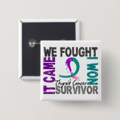 生存者5の甲状腺癌 缶バッジ (正面&裏面)