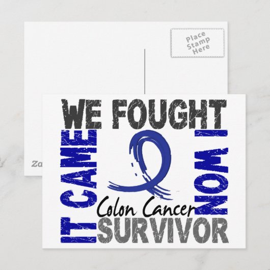 生存者5結腸がん ポストカード (正面/裏面)