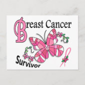 生存者6の乳癌 ポストカード (正面)