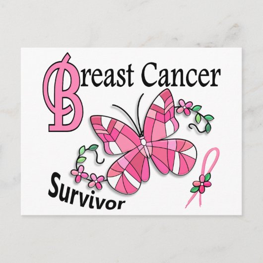 生存者6の乳癌 ポストカード (正面)