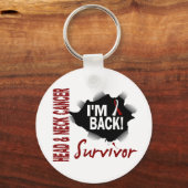 生存者7頭頸部がん キーホルダー (正面)