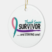 生存者8の甲状腺癌 セラミックオーナメント (左)