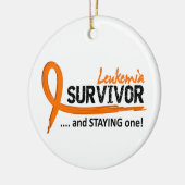 生存者8の白血病 セラミックオーナメント (左)