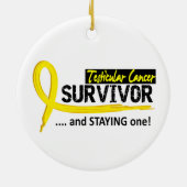 生存者8の睾丸癌 セラミックオーナメント (裏面)