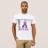 生存者9の甲状腺癌 Tシャツ (正面フル)