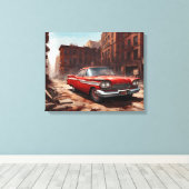 生存者 キャンバスプリント (インサイチュ (ウッドフロア))