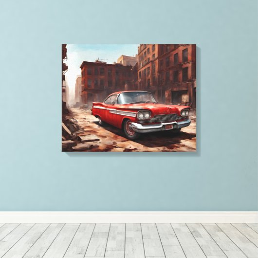 生存者 キャンバスプリント (インサイチュ (ウッドフロア))