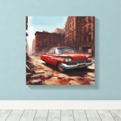 生存者 キャンバスプリント (インサイチュ (ウッドフロア))