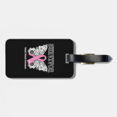 生存者-乳癌の蝶 ラゲッジタグ (裏面横)