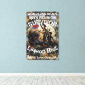 生存者WLHS 50番目の懇親会クラス1975 キャンバスプリント (インサイチュ (ウッドフロア))