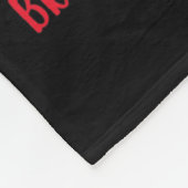 生存脳動脈瘤認識度ブルゴーニュハート フリースブランケット (角)