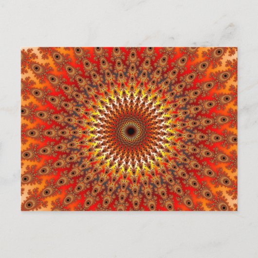 生存 – フラクタル ポストカード (正面)