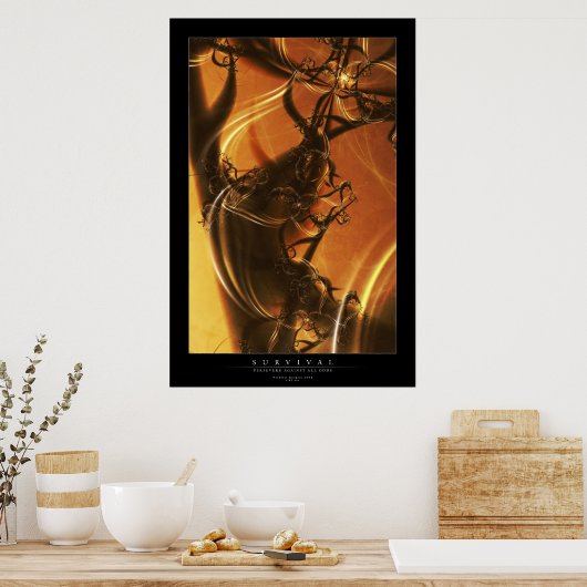 生存 ポスター (キッチン)