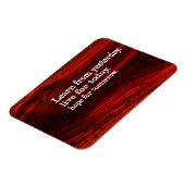 「生学活、希望」引用文フレキシブル感動的 マグネット (左側)