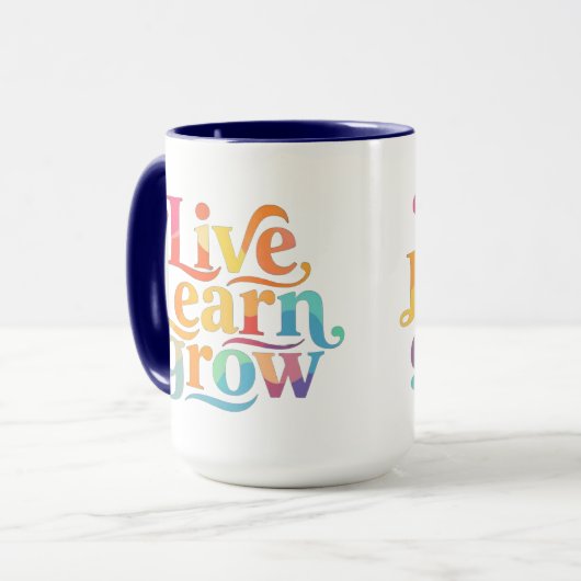 生学育 マグカップ (正面左)